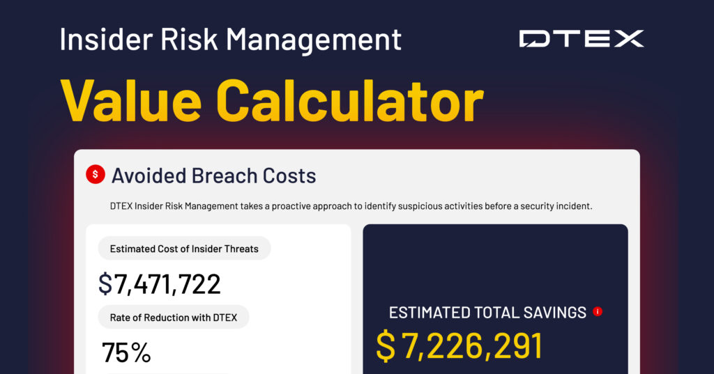 Insider Risk Management Value Calculator